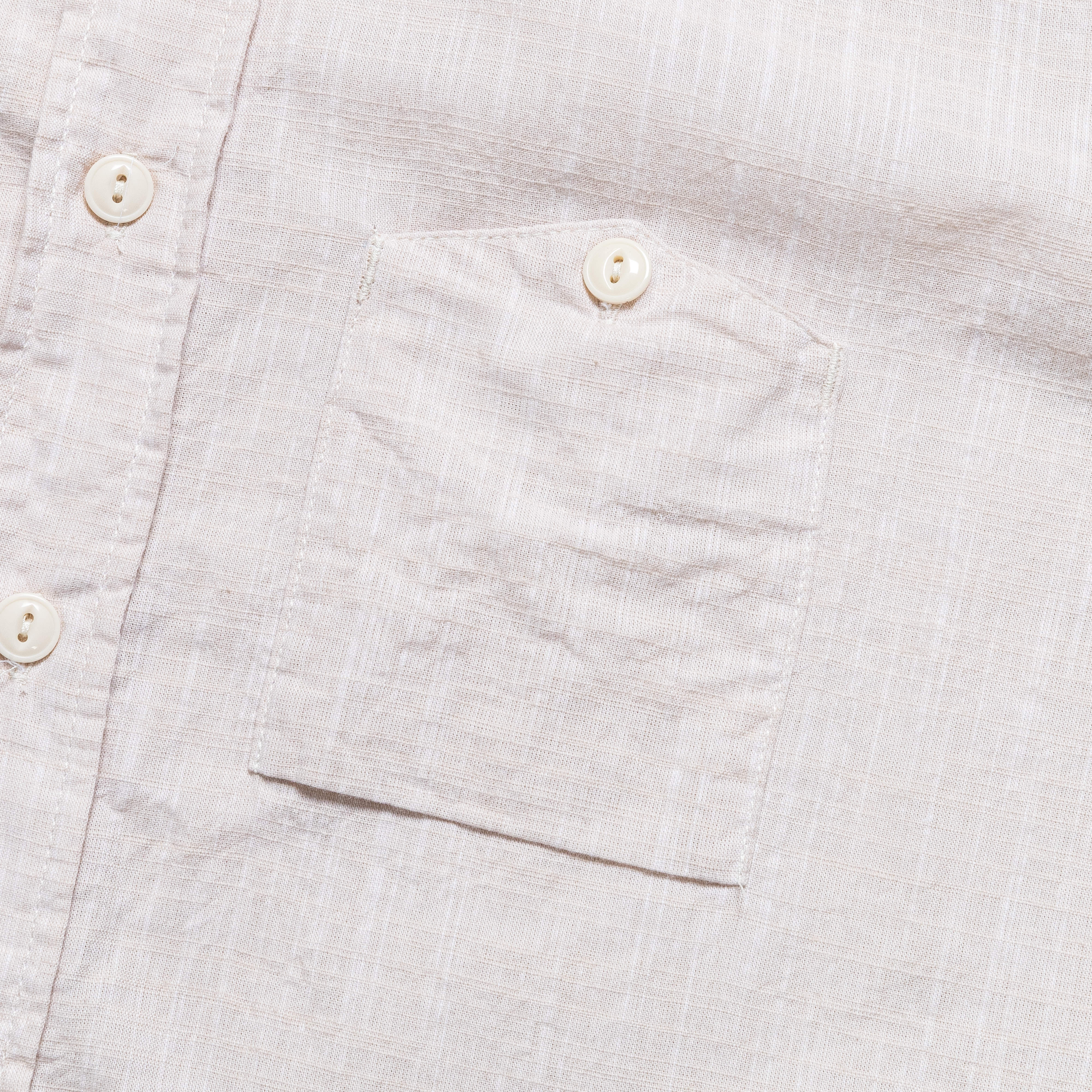 Work Shirt - Beige Cotton Slab - Image 3