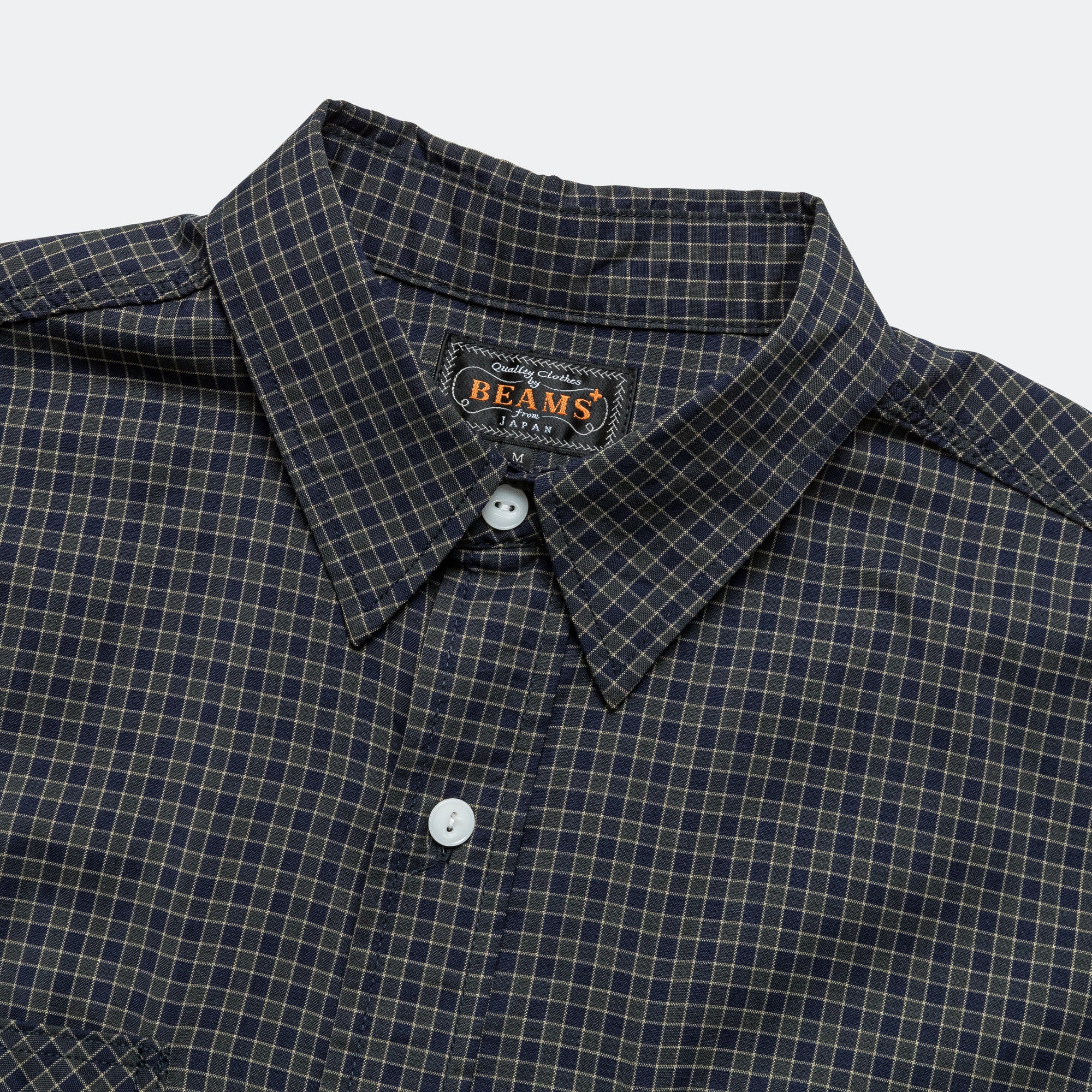WORK Wool Plaid Shirt - Green - Image 2