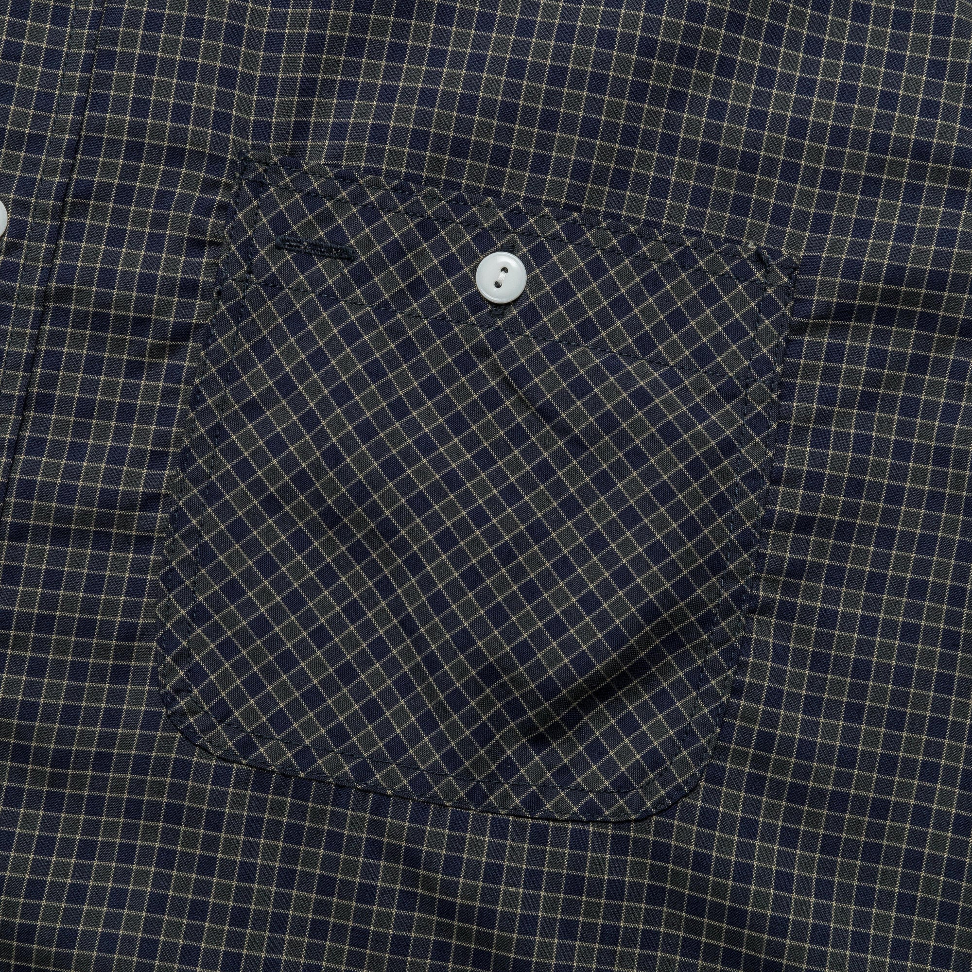 WORK Wool Plaid Shirt - Green - Image 3